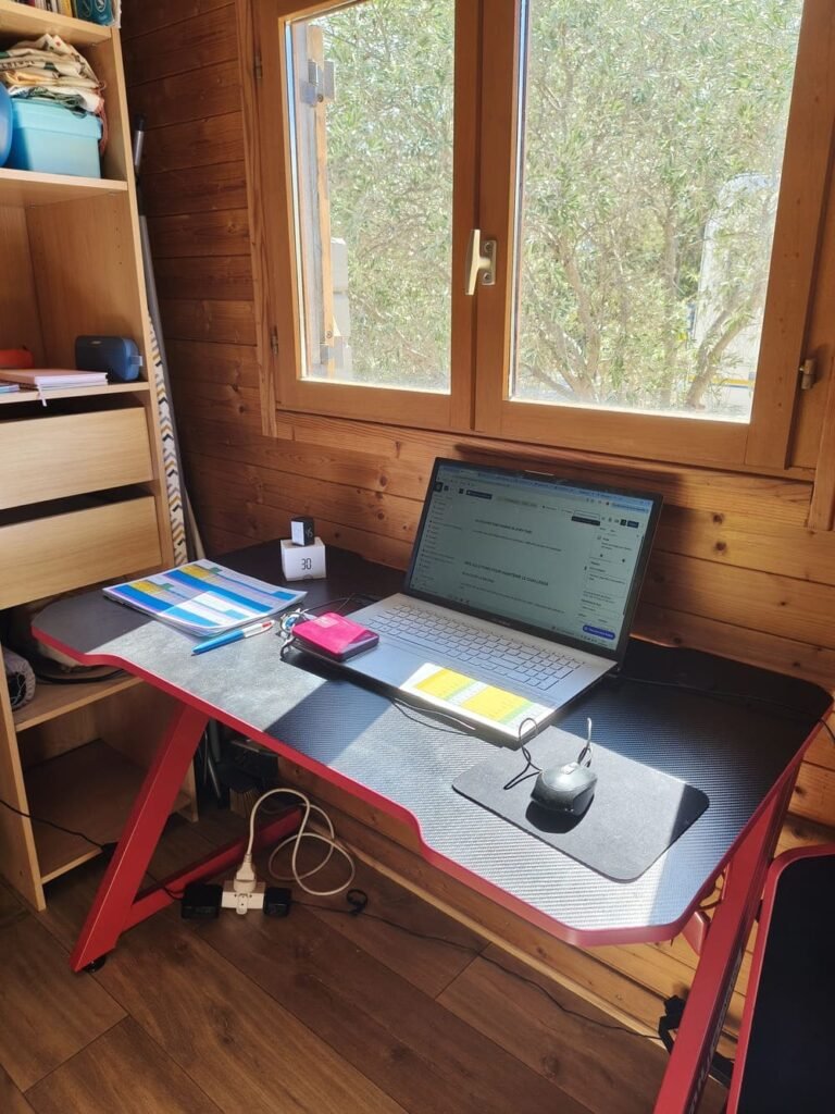 Mon bureau au chalet